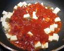 Paneer in spicy tomato sauce